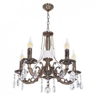 BenCrezo.Люстра потолочная классика с хрусталем B11265/5AB - Интернет-магазин бытовой техники, вентиляции, гигиенического оборудования Энерготехника, Екатеринбург