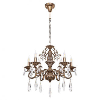 Ben Crezo Люстра классическая с хрусталем B11272/6GSFV - Интернет-магазин бытовой техники, вентиляции, гигиенического оборудования Энерготехника, Екатеринбург