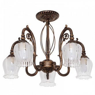 BenCrezo.Люстра потолочная классика B11275/5BG CLW - Интернет-магазин бытовой техники, вентиляции, гигиенического оборудования Энерготехника, Екатеринбург