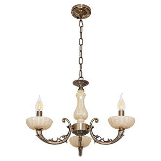 BenCrezo.Люстра потолочная классика B11283/3AB+WT - Интернет-магазин бытовой техники, вентиляции, гигиенического оборудования Энерготехника, Екатеринбург