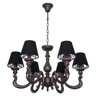 BenCrezo.Люстра потолочная классика B11294/6AG BK - Интернет-магазин бытовой техники, вентиляции, гигиенического оборудования Энерготехника, Екатеринбург