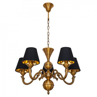 BenCrezo.Люстра потолочная классика B11296/5BGD BK - Интернет-магазин бытовой техники, вентиляции, гигиенического оборудования Энерготехника, Екатеринбург