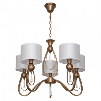 BenCrezo.Люстра потолочная классика B11313/5YB WT - Интернет-магазин бытовой техники, вентиляции, гигиенического оборудования Энерготехника, Екатеринбург