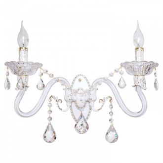 BenCrezo.Бра настенная  классика с хрусталем B21012 / 2wWT + GD - Интернет-магазин бытовой техники, вентиляции, гигиенического оборудования Энерготехника, Екатеринбург