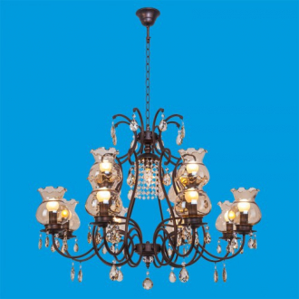 BenCrezo.Люстра потолочная классика с хрусталем B21017 / 8 + 4 + 1 - Интернет-магазин бытовой техники, вентиляции, гигиенического оборудования Энерготехника, Екатеринбург