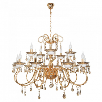 BenCrezo.Люстра потолочная классика с хрусталем B21018 / 10 + 5 - Интернет-магазин бытовой техники, вентиляции, гигиенического оборудования Энерготехника, Екатеринбург