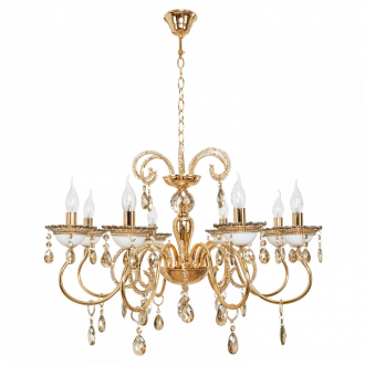 BenCrezo.Люстра потолочная классика с хрусталем B21018 / 8 - Интернет-магазин бытовой техники, вентиляции, гигиенического оборудования Энерготехника, Екатеринбург