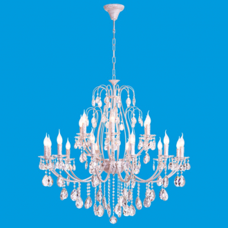 BenCrezo.Люстра потолочная классика с хрусталем B21028 / 18WG WT - Интернет-магазин бытовой техники, вентиляции, гигиенического оборудования Энерготехника, Екатеринбург