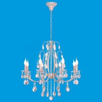 BenCrezo.Люстра потолочная классика с хрусталем B21028 / 8WG WT - Интернет-магазин бытовой техники, вентиляции, гигиенического оборудования Энерготехника, Екатеринбург