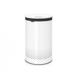 Brabantia - Бак для белья (60л) белый с графикой - Интернет-магазин бытовой техники, вентиляции, гигиенического оборудования Энерготехника, Екатеринбург