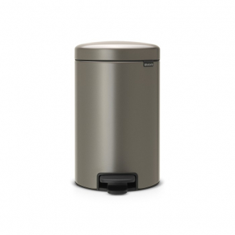 Brabantia Мусорный бак с педалью newIcon 12л платиновый - Интернет-магазин бытовой техники, вентиляции, гигиенического оборудования Энерготехника, Екатеринбург