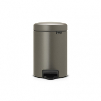 Brabantia Мусорный бак с педалью newIcon 3л платиновый - Интернет-магазин бытовой техники, вентиляции, гигиенического оборудования Энерготехника, Екатеринбург