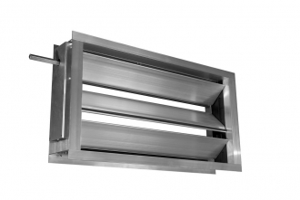 DRr 400х200 воздушный клапан с подставкой под электропривод - Интернет-магазин бытовой техники, вентиляции, гигиенического оборудования Энерготехника, Екатеринбург