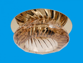 ЭкономСвет.Светильник точечный F2090-S GD CF G4 - Интернет-магазин бытовой техники, вентиляции, гигиенического оборудования Энерготехника, Екатеринбург