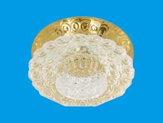 ЭкономСвет.Светильник точечный 	F3590 GD CL G4 - Интернет-магазин бытовой техники, вентиляции, гигиенического оборудования Энерготехника, Екатеринбург