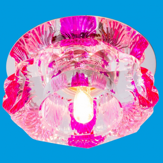 ЭкономСвет.Светильник точечный 	F4048-S CR CL + RD GU5.3 - Интернет-магазин бытовой техники, вентиляции, гигиенического оборудования Энерготехника, Екатеринбург