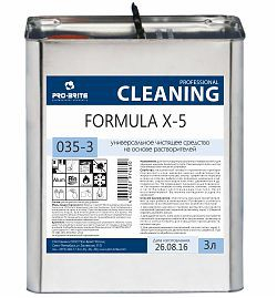 PRO BRITE FORMULA X-5 Аэрозольный очиститель на основе растворителей 3л - Интернет-магазин бытовой техники, вентиляции, гигиенического оборудования Энерготехника, Екатеринбург