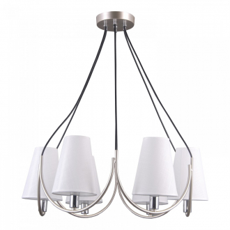 Gerhort.Люстра G11019/6CPSL+BK WT - Интернет-магазин бытовой техники, вентиляции, гигиенического оборудования Энерготехника, Екатеринбург