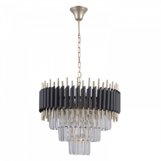 Gerhort.Люстра потолочная хрусталь G21033/10CPGD+MBK CL - Интернет-магазин бытовой техники, вентиляции, гигиенического оборудования Энерготехника, Екатеринбург