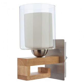 Gerhort.Светильник кантри G31025 / 1wWOOD WT + CL - Интернет-магазин бытовой техники, вентиляции, гигиенического оборудования Энерготехника, Екатеринбург