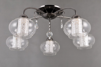 Gerhort.Люстра G31028 / 5ZZN WT + CL - Интернет-магазин бытовой техники, вентиляции, гигиенического оборудования Энерготехника, Екатеринбург