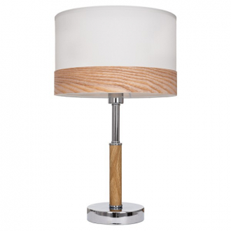 Gerhort.Настольная лампа G31067/1T CR WT+WOOD - Интернет-магазин бытовой техники, вентиляции, гигиенического оборудования Энерготехника, Екатеринбург