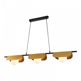 Gerhort Подвесной светильник G31083/3BK+GD WT - Интернет-магазин бытовой техники, вентиляции, гигиенического оборудования Энерготехника, Екатеринбург