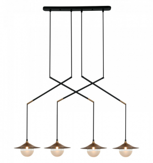 Gerhort Подвесной светильник G31085/4P BK+BGD WT - Интернет-магазин бытовой техники, вентиляции, гигиенического оборудования Энерготехника, Екатеринбург