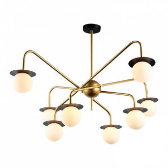 Gerhort Потолочная люстра G31090/8GD+BK WT - Интернет-магазин бытовой техники, вентиляции, гигиенического оборудования Энерготехника, Екатеринбург