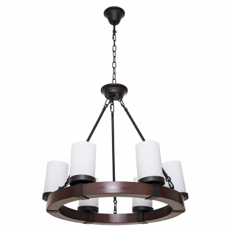 ЭкономСвет.Светильник кантри G71117/6BK+WD WT - Интернет-магазин бытовой техники, вентиляции, гигиенического оборудования Энерготехника, Екатеринбург