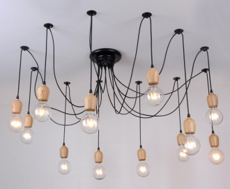 ЭкономСвет.Светильник подвес G71131 / 12BK + WD - Интернет-магазин бытовой техники, вентиляции, гигиенического оборудования Энерготехника, Екатеринбург