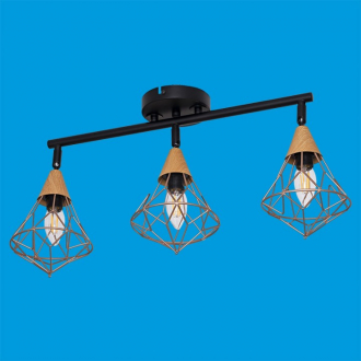 Gerhort.Светильник лофт G71135 / 3wBK GD - Интернет-магазин бытовой техники, вентиляции, гигиенического оборудования Энерготехника, Екатеринбург