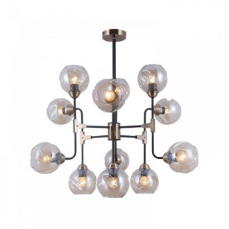 Gerhort.Люстра модерн G71150/12MBK+AB AMB - Интернет-магазин бытовой техники, вентиляции, гигиенического оборудования Энерготехника, Екатеринбург