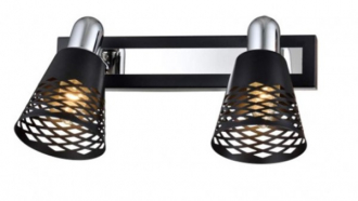 Спотовый светильник Gerhort G81043/2wCH BK - Интернет-магазин бытовой техники, вентиляции, гигиенического оборудования Энерготехника, Екатеринбург