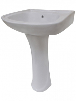 Раковина фаянсовая I-TECH 505*410*790мм, для крепление на стену и пьедестал, с пьедесталом - Интернет-магазин бытовой техники, вентиляции, гигиенического оборудования Энерготехника, Екатеринбург