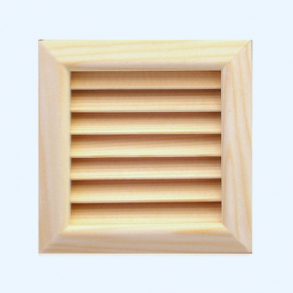 LGES160P Деревянная решетка, дугласова пихта, 172x172 мм - Интернет-магазин бытовой техники, вентиляции, гигиенического оборудования Энерготехника, Екатеринбург