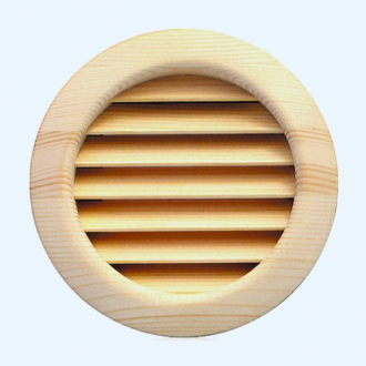 LGRS100P Деревянная решетка, дугласова пихта, диаметр 110 мм - Интернет-магазин бытовой техники, вентиляции, гигиенического оборудования Энерготехника, Екатеринбург