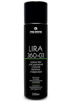 PRO BRITE LIRA Аэрозоль для удаления следов резины и маркера 0.3л (аэро) - Интернет-магазин бытовой техники, вентиляции, гигиенического оборудования Энерготехника, Екатеринбург