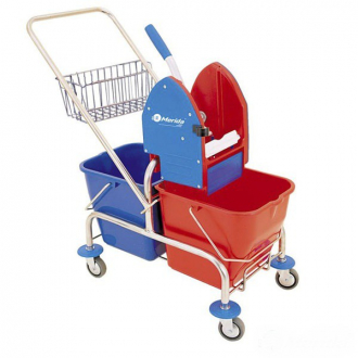 Merida Тележка уборочная с двумя съемными ведрами (металлический каркас) MO3 - Интернет-магазин бытовой техники, вентиляции, гигиенического оборудования Энерготехника, Екатеринбург