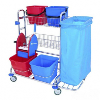 Merida Тележка уборочная с 4-мя съемными ведрами (металлический каркас) MO4 - Интернет-магазин бытовой техники, вентиляции, гигиенического оборудования Энерготехника, Екатеринбург