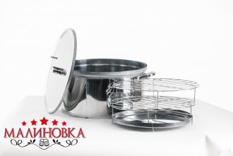 Malinovka Домашняя коптильня с гидрозатвором круглая - Интернет-магазин бытовой техники, вентиляции, гигиенического оборудования Энерготехника, Екатеринбург