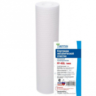 Картридж из нетканного полипропилена Нептун PP-40SL 5 мкм - Интернет-магазин бытовой техники, вентиляции, гигиенического оборудования Энерготехника, Екатеринбург