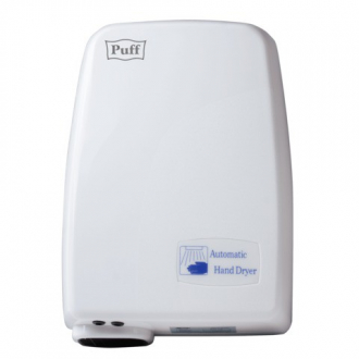 Сушилка для рук PUFF-120, 1200 Вт, время сушки 35 секунд, пластик, белая - Интернет-магазин бытовой техники, вентиляции, гигиенического оборудования Энерготехника, Екатеринбург