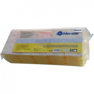 Merida Губка для уборки деликатных поверхностей, желтая, белый абразив, SRH 009 - Интернет-магазин бытовой техники, вентиляции, гигиенического оборудования Энерготехника, Екатеринбург