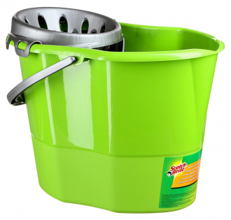 Scotch-Brite.Ведро с насадкой для отжима, 15 л - Интернет-магазин бытовой техники, вентиляции, гигиенического оборудования Энерготехника, Екатеринбург