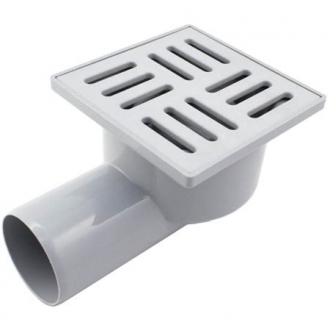 Трап горизонтальный 050 пласт. решетка 100х100 (TA5104) - Интернет-магазин бытовой техники, вентиляции, гигиенического оборудования Энерготехника, Екатеринбург