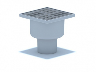 Трап вертикальный 050 пласт. решетка 100х100 (TA5204) - Интернет-магазин бытовой техники, вентиляции, гигиенического оборудования Энерготехника, Екатеринбург