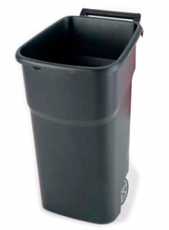 Vileda Атлас контейнер пластиковый на колесах 100 л черный 59х44х90 - Интернет-магазин бытовой техники, вентиляции, гигиенического оборудования Энерготехника, Екатеринбург