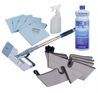 Vileda Готовый набор для мойки вертикальных поверхностей + Юнимэджик 200мл 77х15х10 см - Интернет-магазин бытовой техники, вентиляции, гигиенического оборудования Энерготехника, Екатеринбург