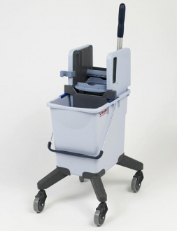 Vileda Одноведерная система 25 л. с вертикальным отжимом на колесах, без тр.ручки голубой - Интернет-магазин бытовой техники, вентиляции, гигиенического оборудования Энерготехника, Екатеринбург